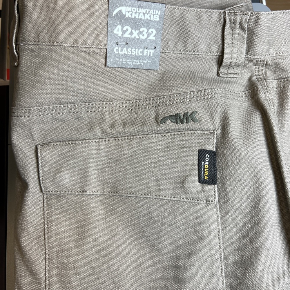 Mountain Khakis Highland Brush Pants 42x32 NWT Firma Cordura Reinforced Classic - Picture 13 of 16